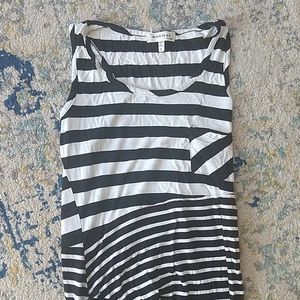 Maxi dress striped